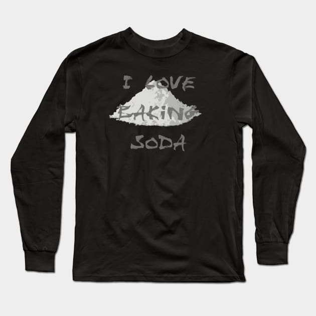 Baking Soda Long Sleeve T-Shirt by raidrival